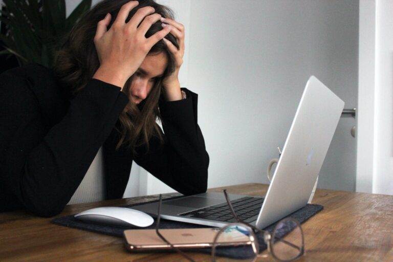 woman in stress triggers